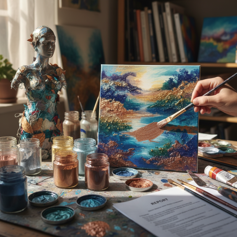 How to Use Metallic Pigment for Stunning Art Projects?