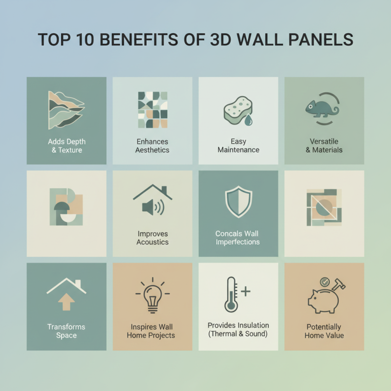 Top 10 Benefits of 3D Wall Panels for Home Decor?
