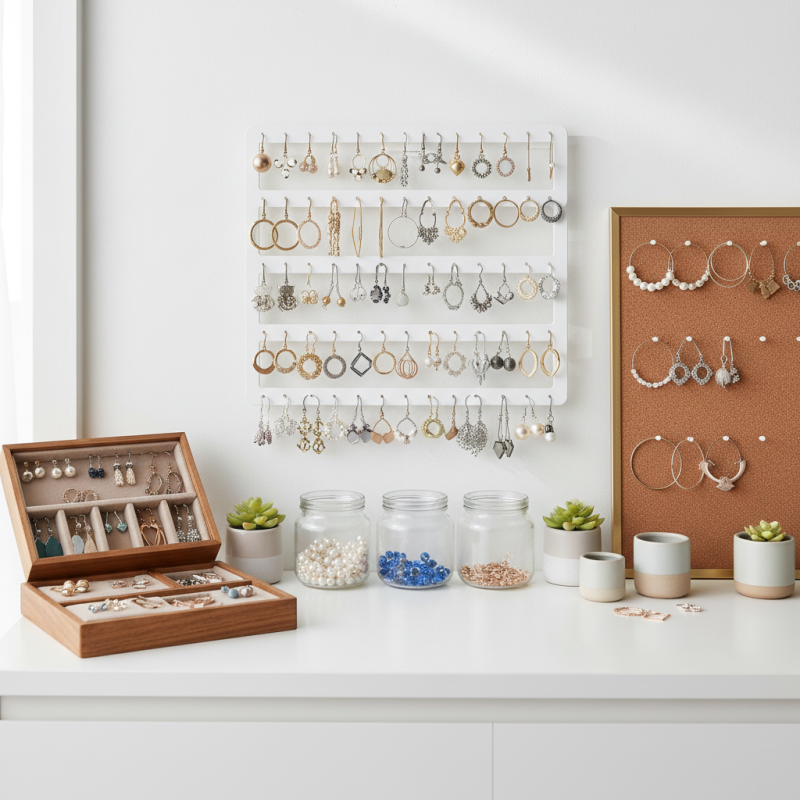 Top 10 Earring Storage Ideas for Organizing Your Jewelry?