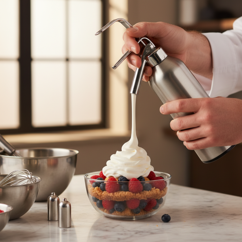 How to Use Whipped Cream Chargers for Perfect Dessert Toppings?