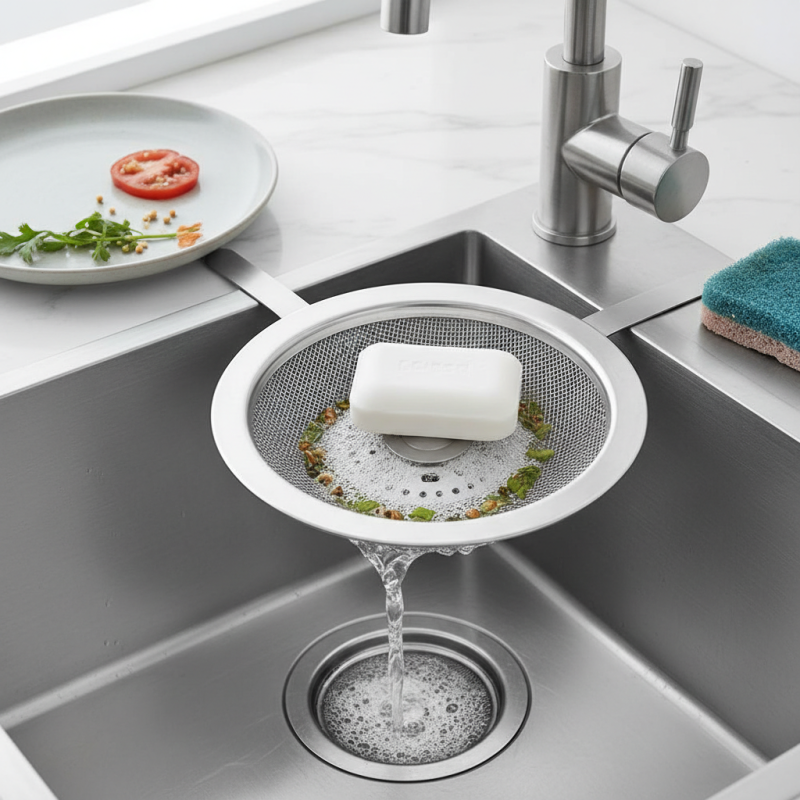 What is a soap bar strainer and how does it work?