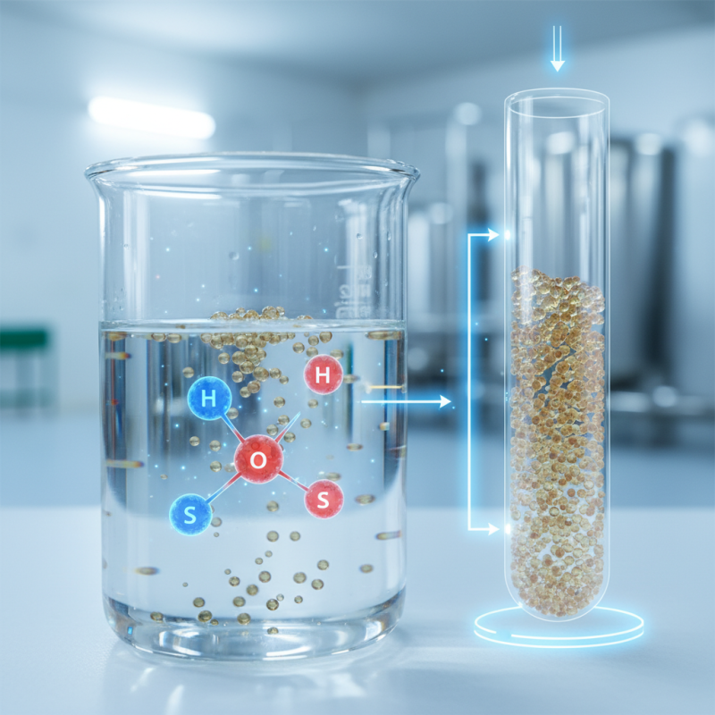 What is a strong base anion resin and how is it used?