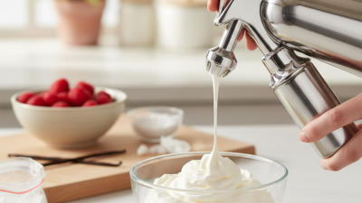 Whipped Cream Chargers Tips for Perfect Cream Every Time