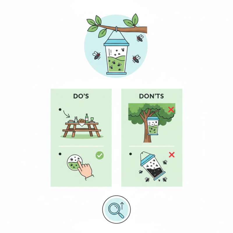 How to Use a Hanging Fly Trap Effectively?