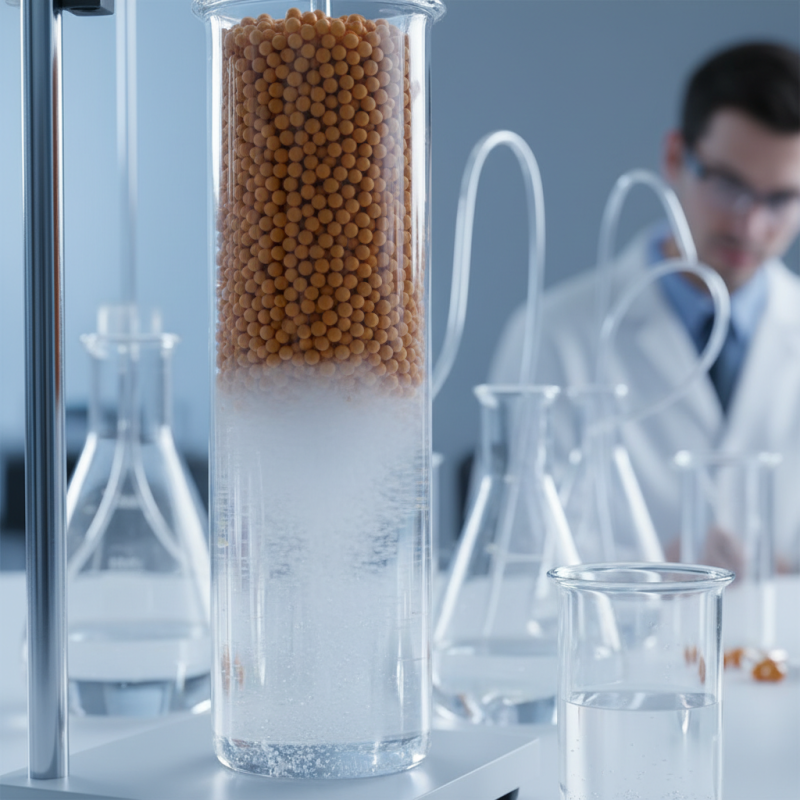 What is a strong base anion resin and how is it used?