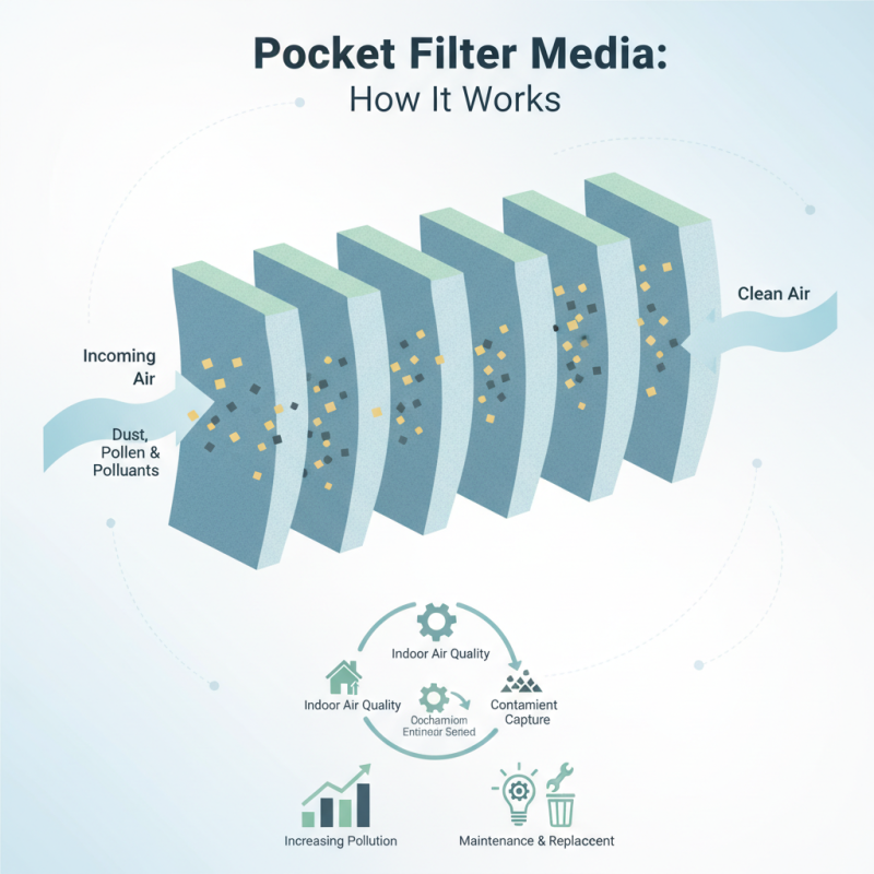 What is pocket filter media and how does it work?