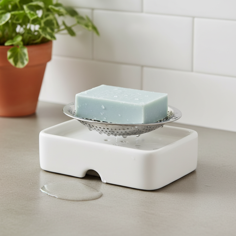 What is a soap bar strainer and how does it work?