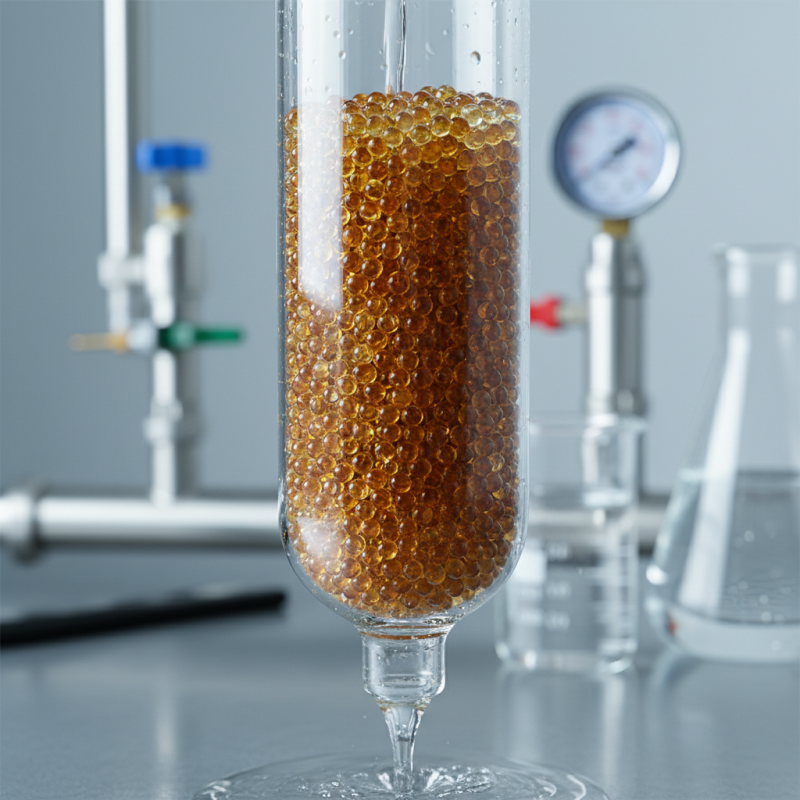 What is a strong base anion resin and how is it used?