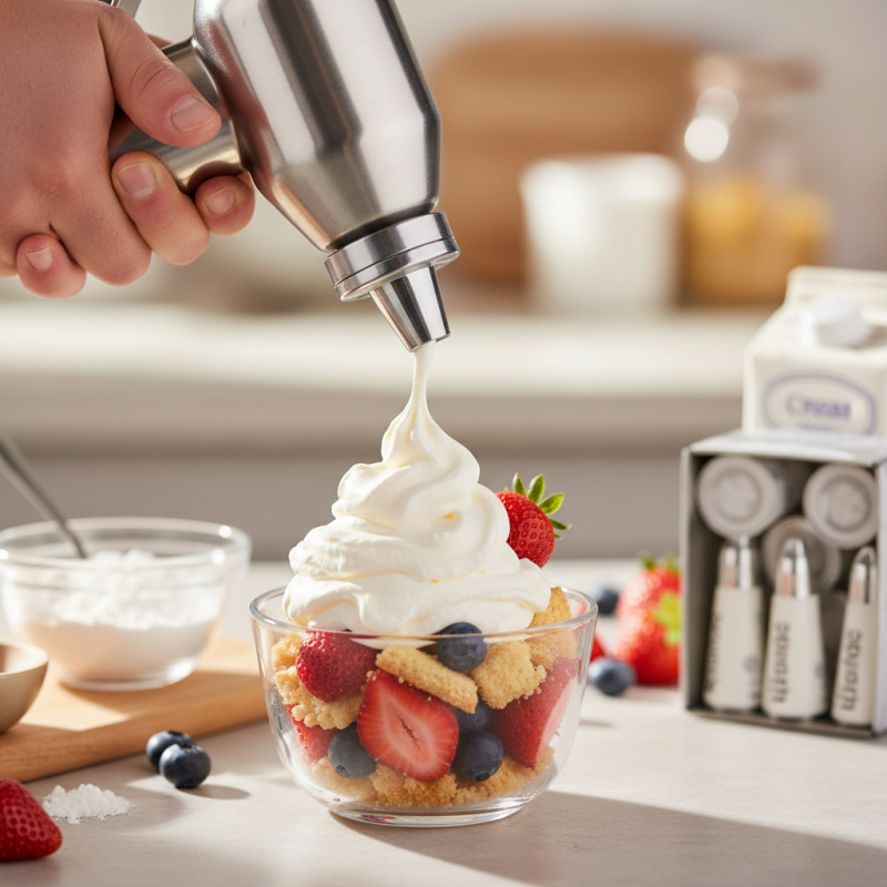 How to Use Whipped Cream Chargers for Perfect Desserts?