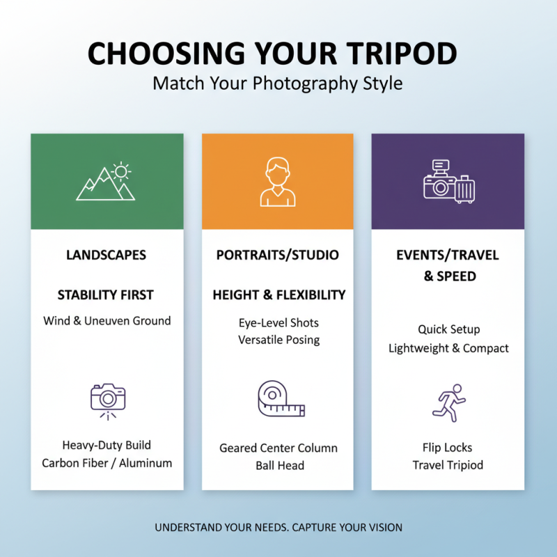 How to Choose the Best Standing Camera Tripod for Your Needs?