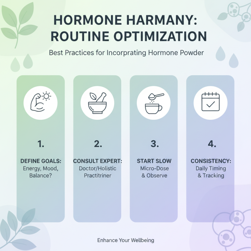 How to Use Hormone Powder for Optimal Health Benefits?