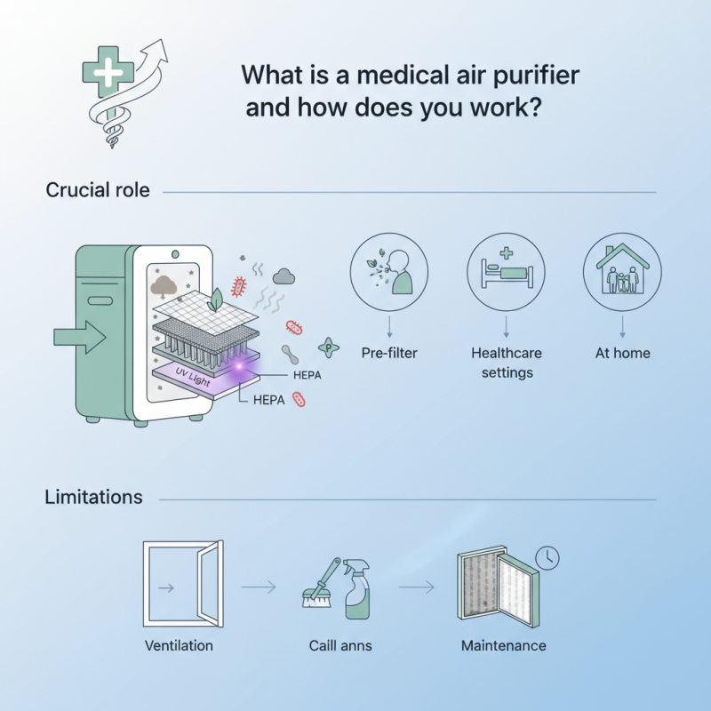 What is a medical air purifier and how does it work?