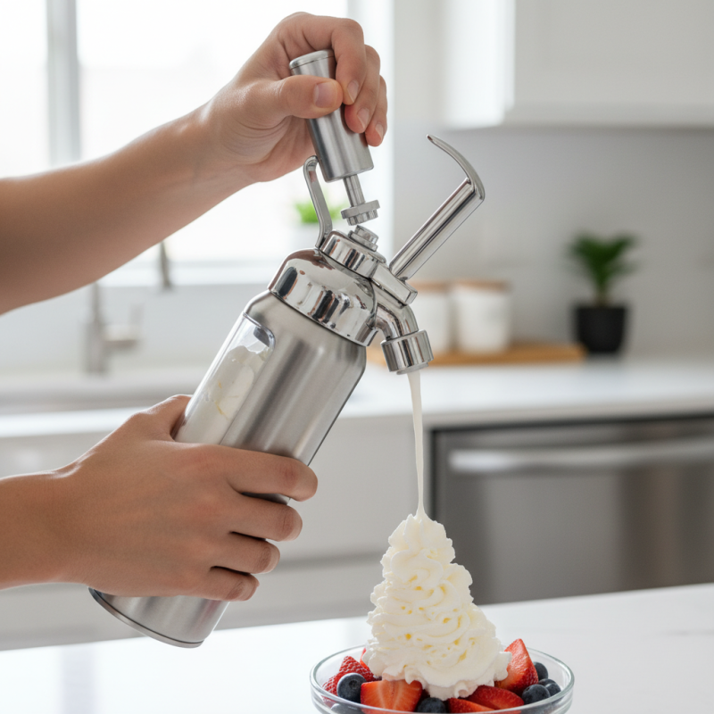 What is a whipped cream charger and how is it used?