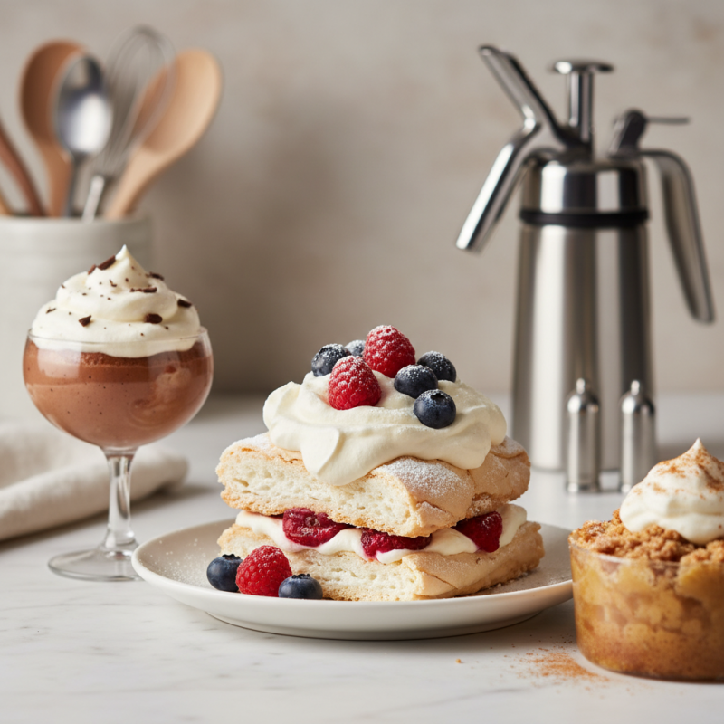 Why Use Whipped Cream Chargers for Perfect Desserts?