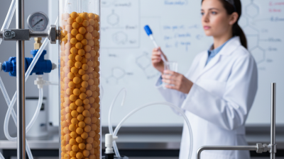 What is a strong base anion resin and how is it used?