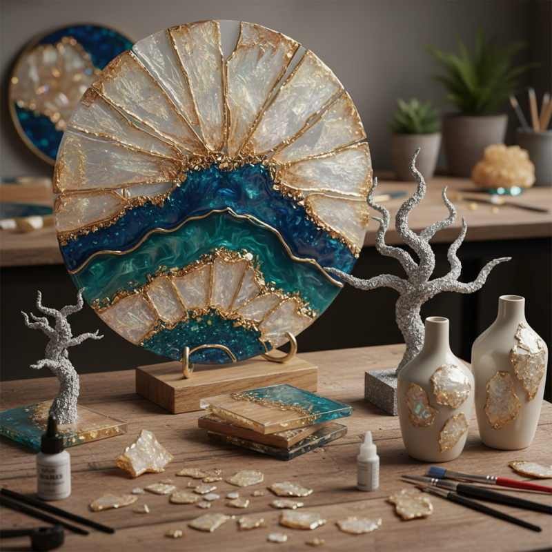 How to Use Muscovite Mica in Crafts and Home Decor?