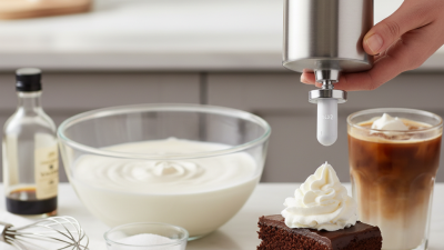 How to Use Whipped Cream Chargers for Perfect Desserts?