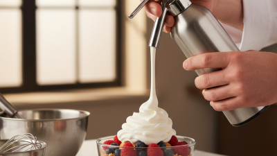 How to Use Whipped Cream Chargers for Perfect Dessert Toppings?