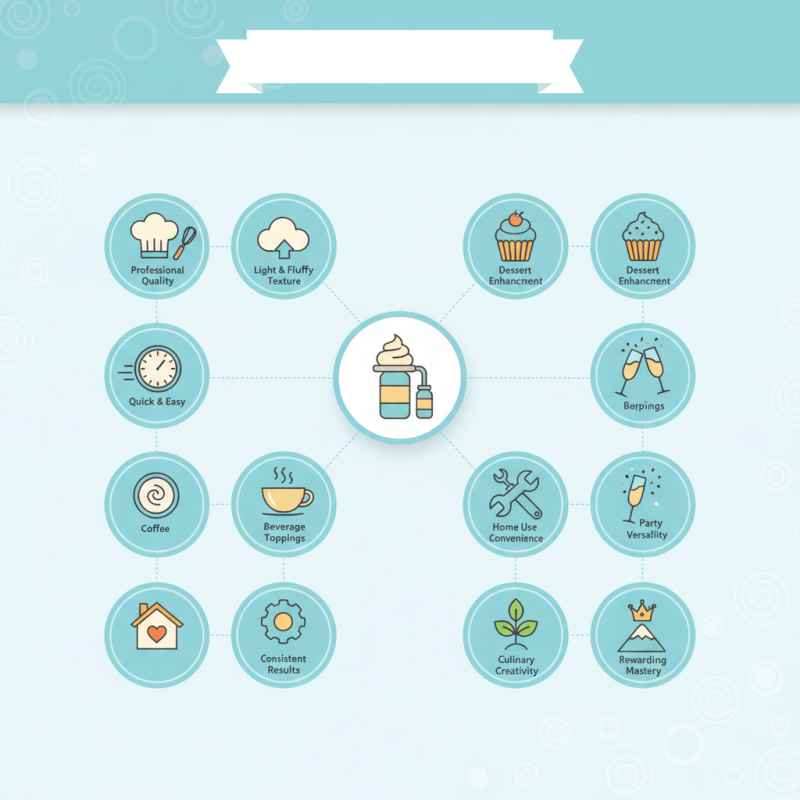 Top 10 Benefits of Using Whipped Cream Chargers Today?