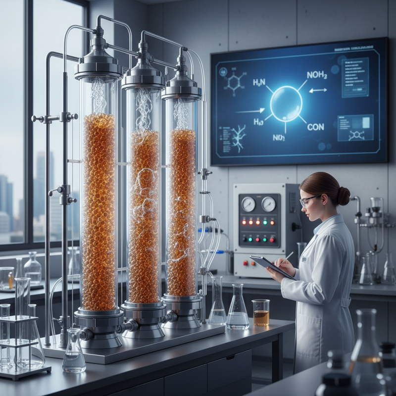 What is a strong base anion resin and how is it used?