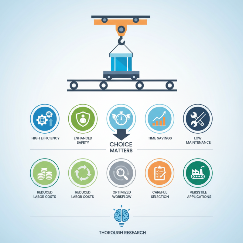 10 Best Monorail Trolley Hoists for Efficient Lifting?