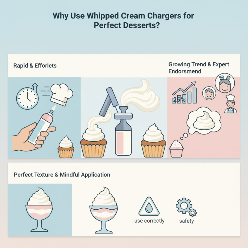 Why Use Whipped Cream Chargers for Perfect Desserts?