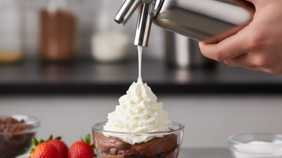 How to Use Whipped Cream Chargers for Perfect Desserts?