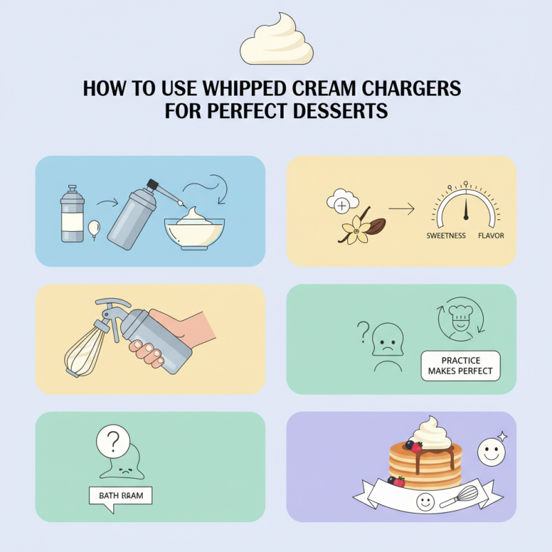 How to Use Whipped Cream Chargers for Perfect Desserts?