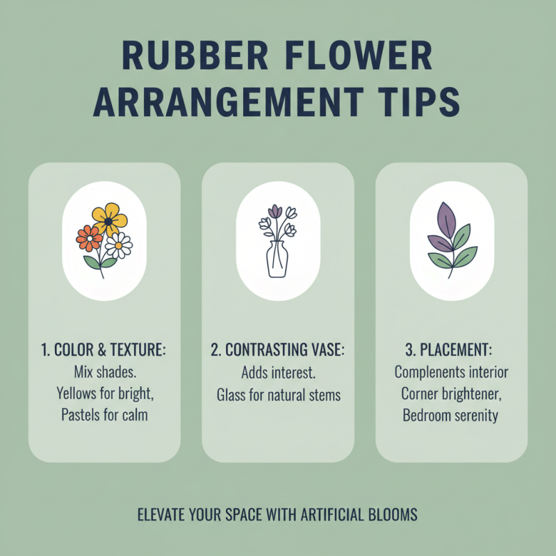 How to Choose Rubber Flowers Artificial for Your Home Decor?