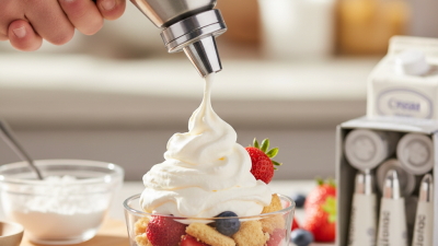How to Use Whipped Cream Chargers for Perfect Desserts?