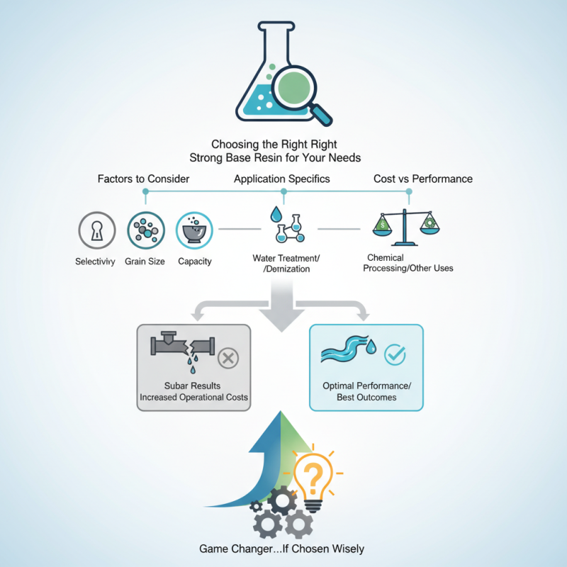 How to Choose the Right Strong Base Anion Resin for Your Needs?