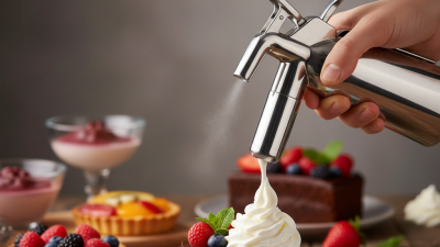 How to Use Whipped Cream Chargers for Perfect Desserts?