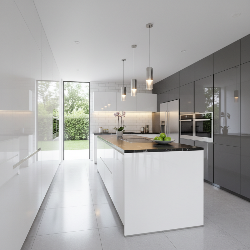 Top 10 High Gloss Kitchen Designs for a Modern Home?