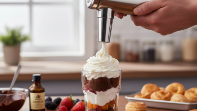 How to Use Whipped Cream Chargers for Perfect Desserts?