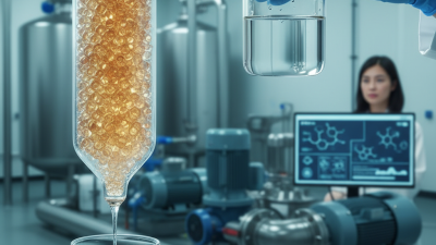 What is a strong base anion resin and how is it used?