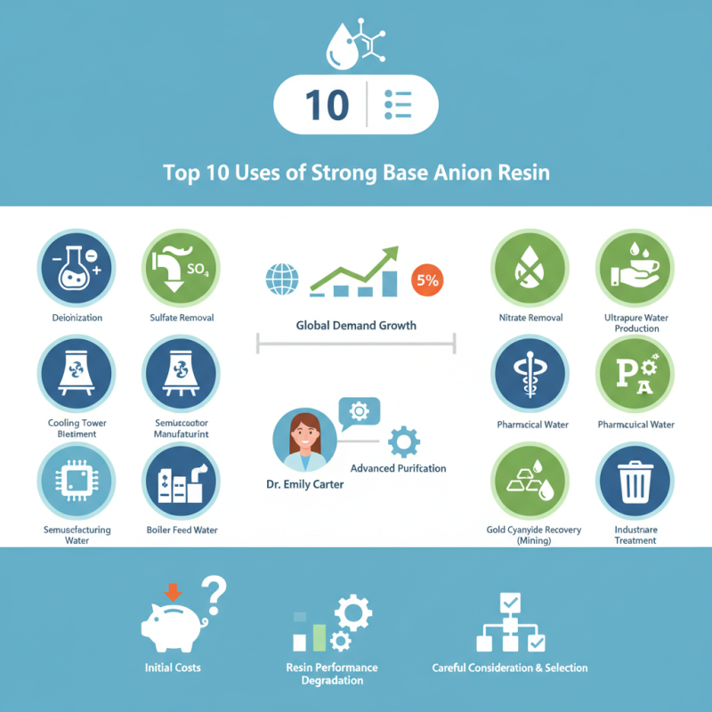 Top 10 Uses of Strong Base Anion Resin for Water Treatment?