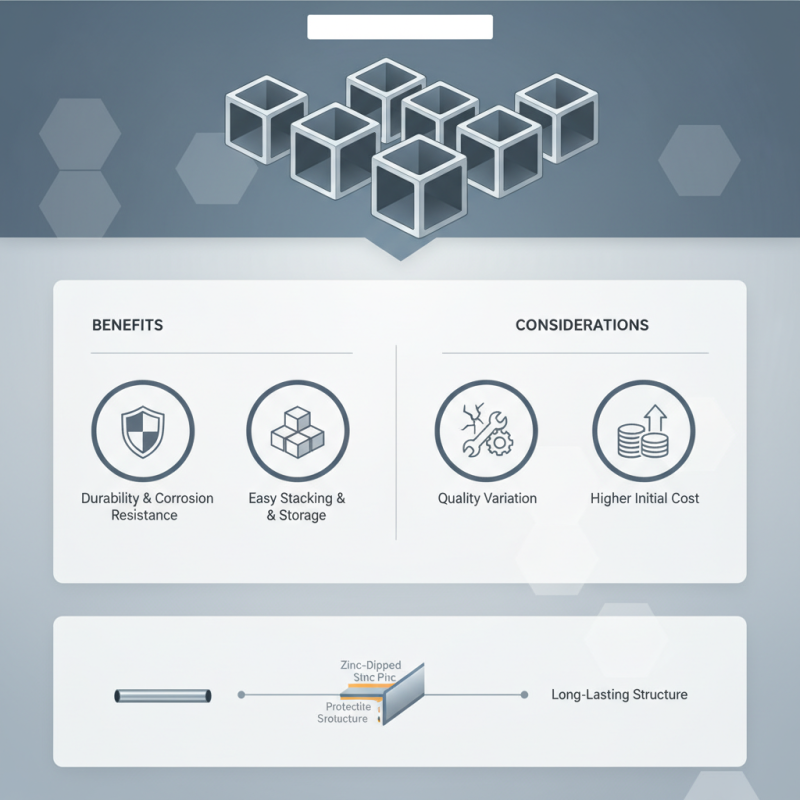 What are the Benefits of Using Galvanized Square Pipe?