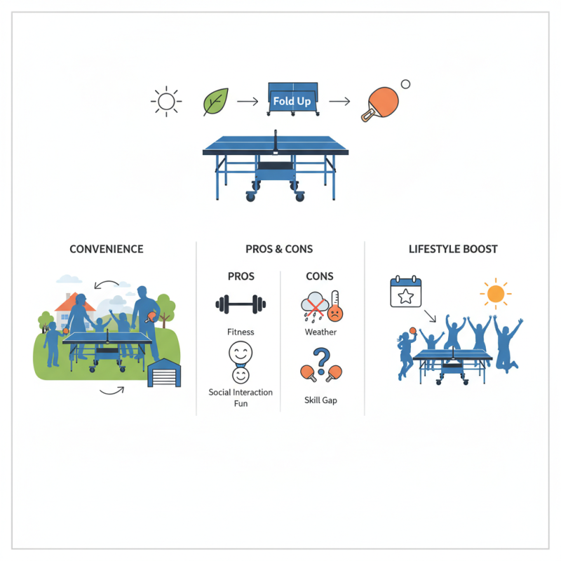 What is an Outdoor Fold Up Ping Pong Table and Why Get One?