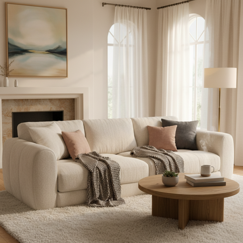 Top 10 Fluffy Sofa Styles for Ultimate Comfort and Cozy Living Room Decor?