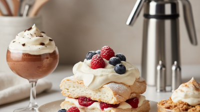 Why Use Whipped Cream Chargers for Perfect Desserts?