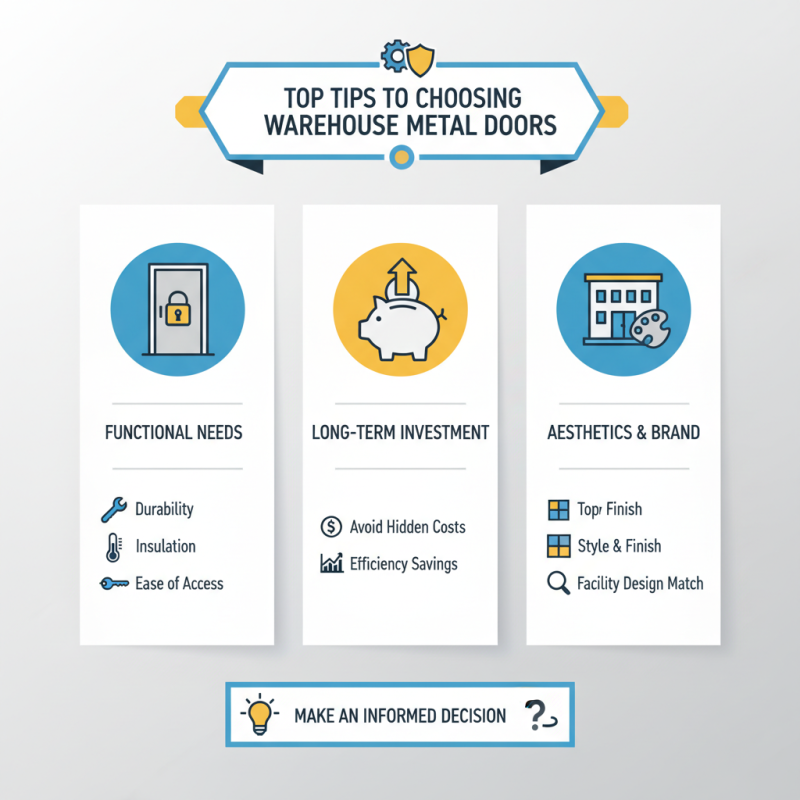 Top Tips for Choosing Warehouse Metal Doors for Your Needs?