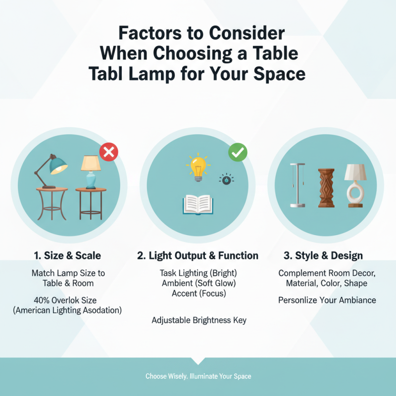 How to Choose the Best Table Lamp for Your Space?