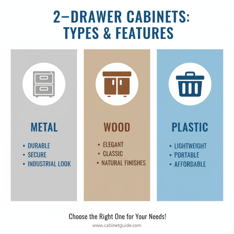 How to Choose the Right 2 Drawer Cabinet for Your Needs?