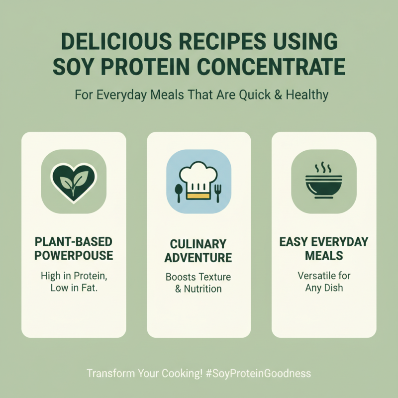 How to Use Soy Protein Concentrate for Health and Recipes?