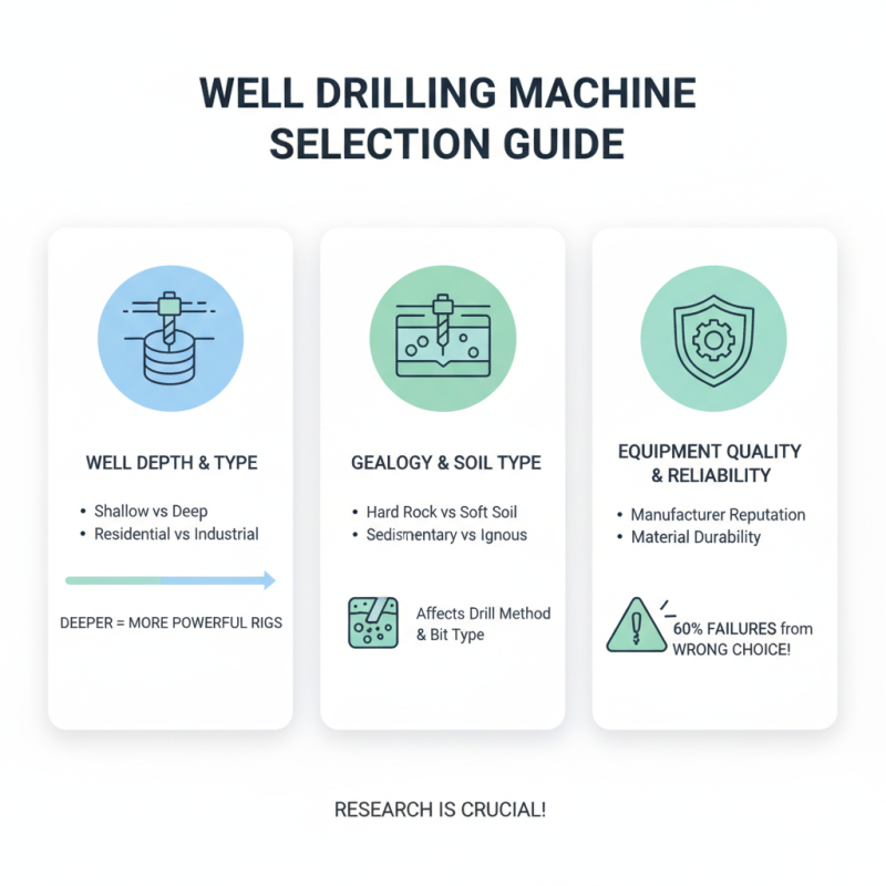 How to Choose the Right Well Drilling Machine for Your Needs?