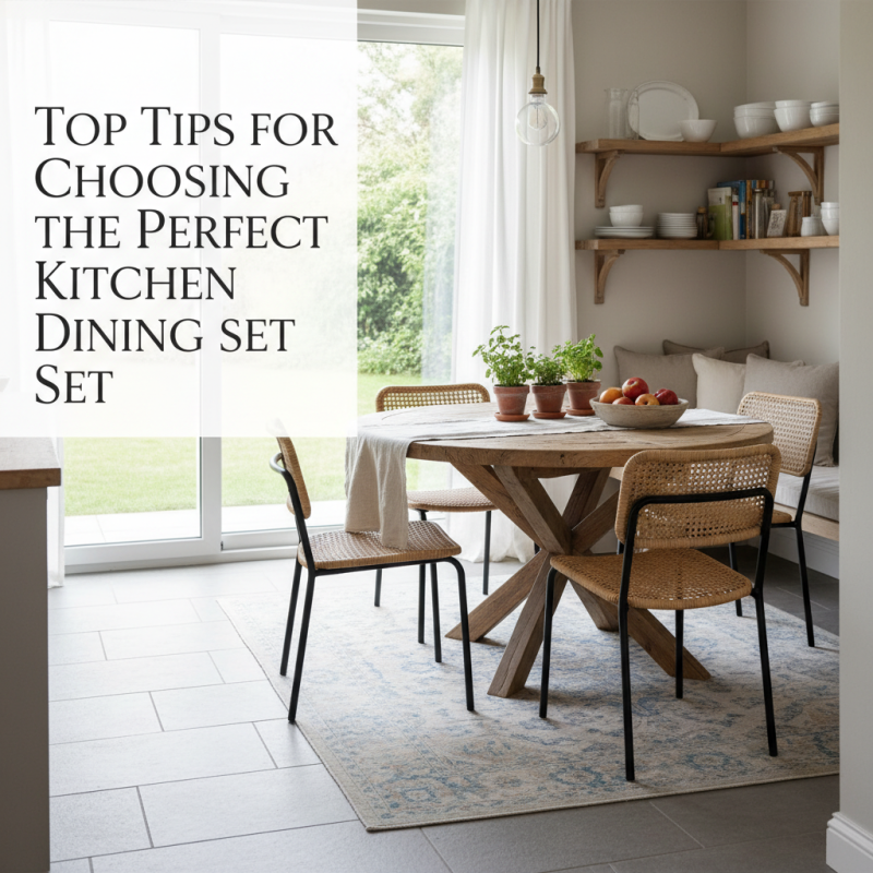 Top Tips for Choosing the Perfect Kitchen Dining Set?