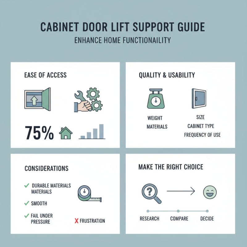 How to Choose the Best Cabinet Door Lift Support for Your Home?