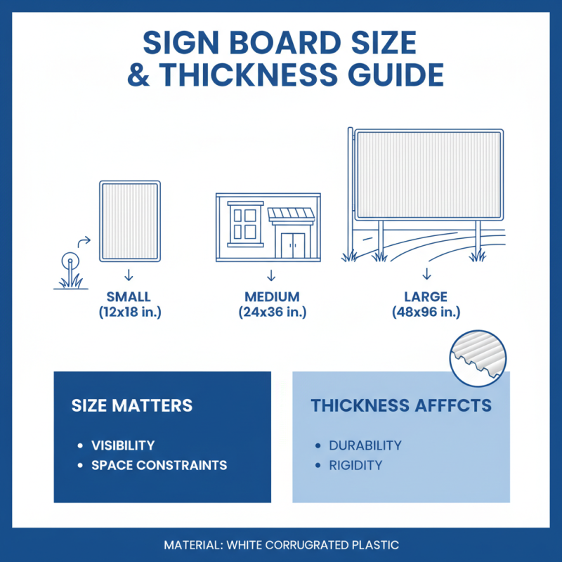 How to Choose the Best White Corrugated Sign Board for Your Needs?