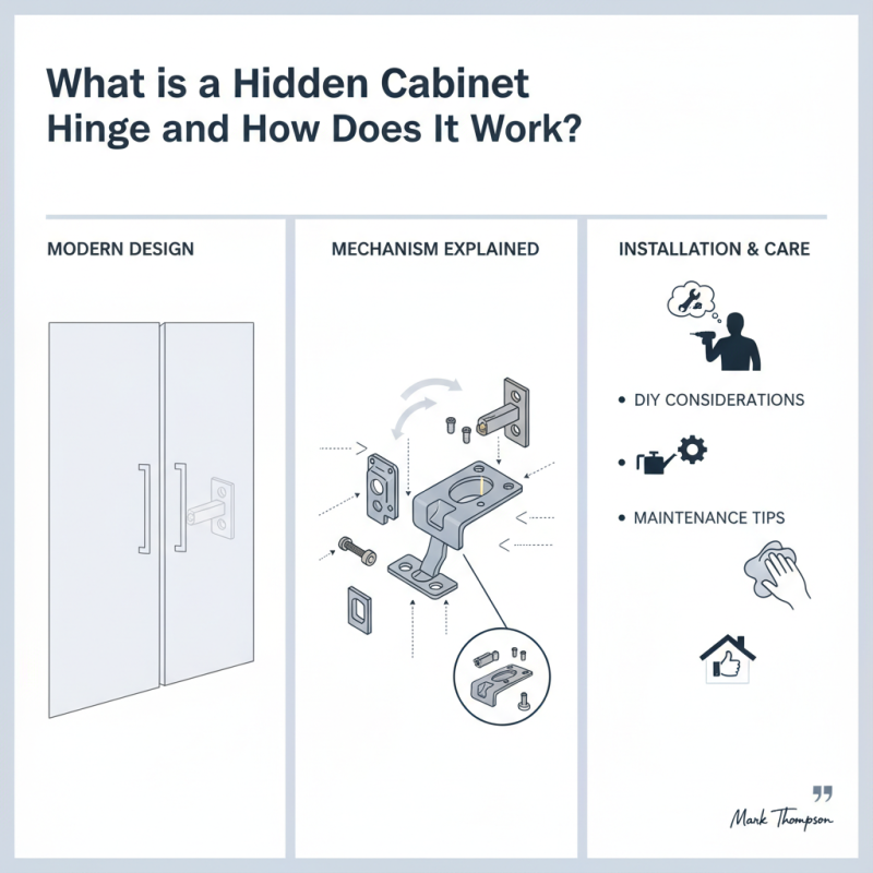What is a Hidden Cabinet Hinge and How Does It Work?