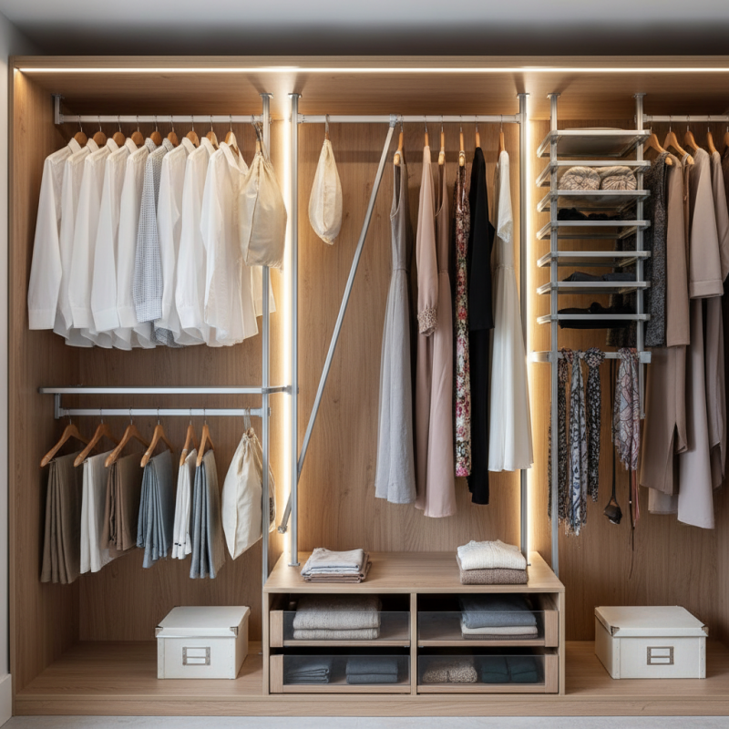 Best Wardrobe Tube Support Tips for Maximizing Space?
